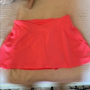 Pink tennis skort